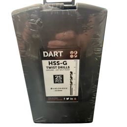 DART 25 Piece HSS Ground Twist Drill Set