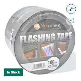 Cromar Alphachem Self Adhesive Flashing Tape Grey 10M x 450mm