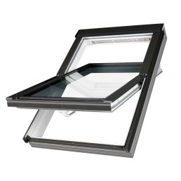 FAKRO White uPVC Centre Pivot Roof Window 55cm x 98cm (PTP-V XT P2)