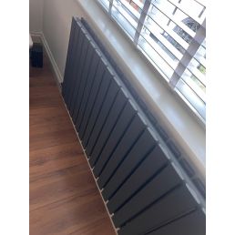 Antracite radiator single panel