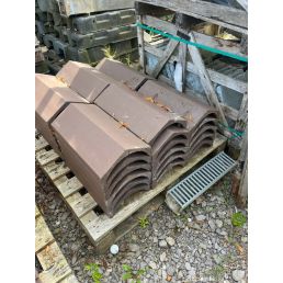 Lagan Roofing Ridge Antique Brown - Job Lot