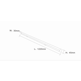 Knightsbridge MLA LEDBAT17 230V 17W 1220mm (4ft) LED Batten- Qty 49