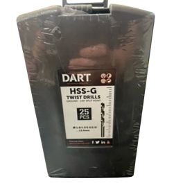 DART 25 Piece HSS Ground Twist Drill Set- Qty 2