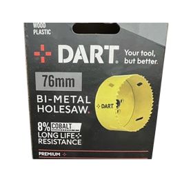 76mm Premium Holesaw DART- Qty 2