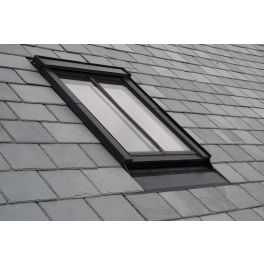 FAKRO Non-Opening White Polyurethane Double Glazed Conservation Roof Window 94cm x 140cm (FNU-V/C P2)- Qty 7