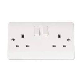 Click Mode Switched Double Socket 2 Gang 13A (CMA036)- Qty 1226