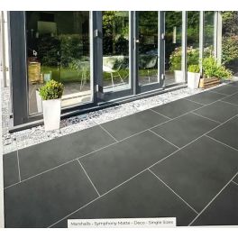 Marshalls Symphony Matte Graphite 1000x500x20mm Porcelain - 17.82M² Pack- Qty 20