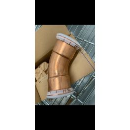 Geberit 76.1mm Mapress 45° Elbow- Qty 2