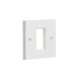 1G Modular Faceplate White, Knightsbridge NET1GWH- Qty 46