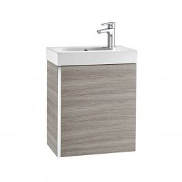 Mini Wall Hung Basin and Base Unit Grey- Qty 1